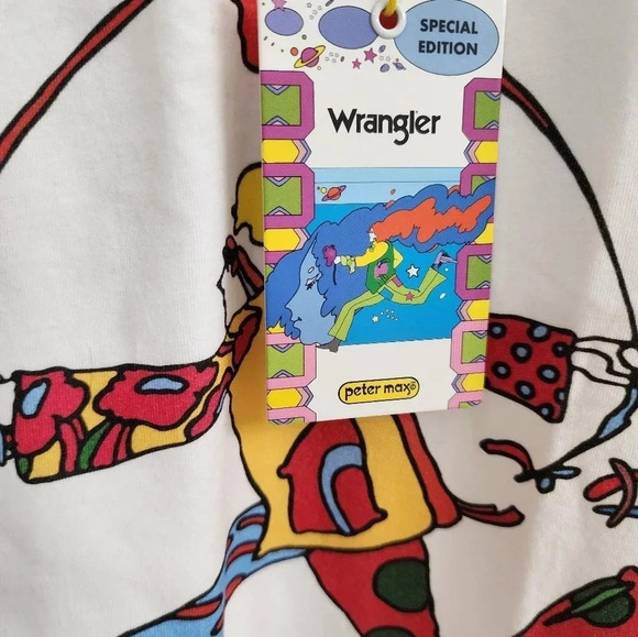 Wrangler Peter Max Art T-Shirt Special Edition size XL  L - Picture 4 of 5